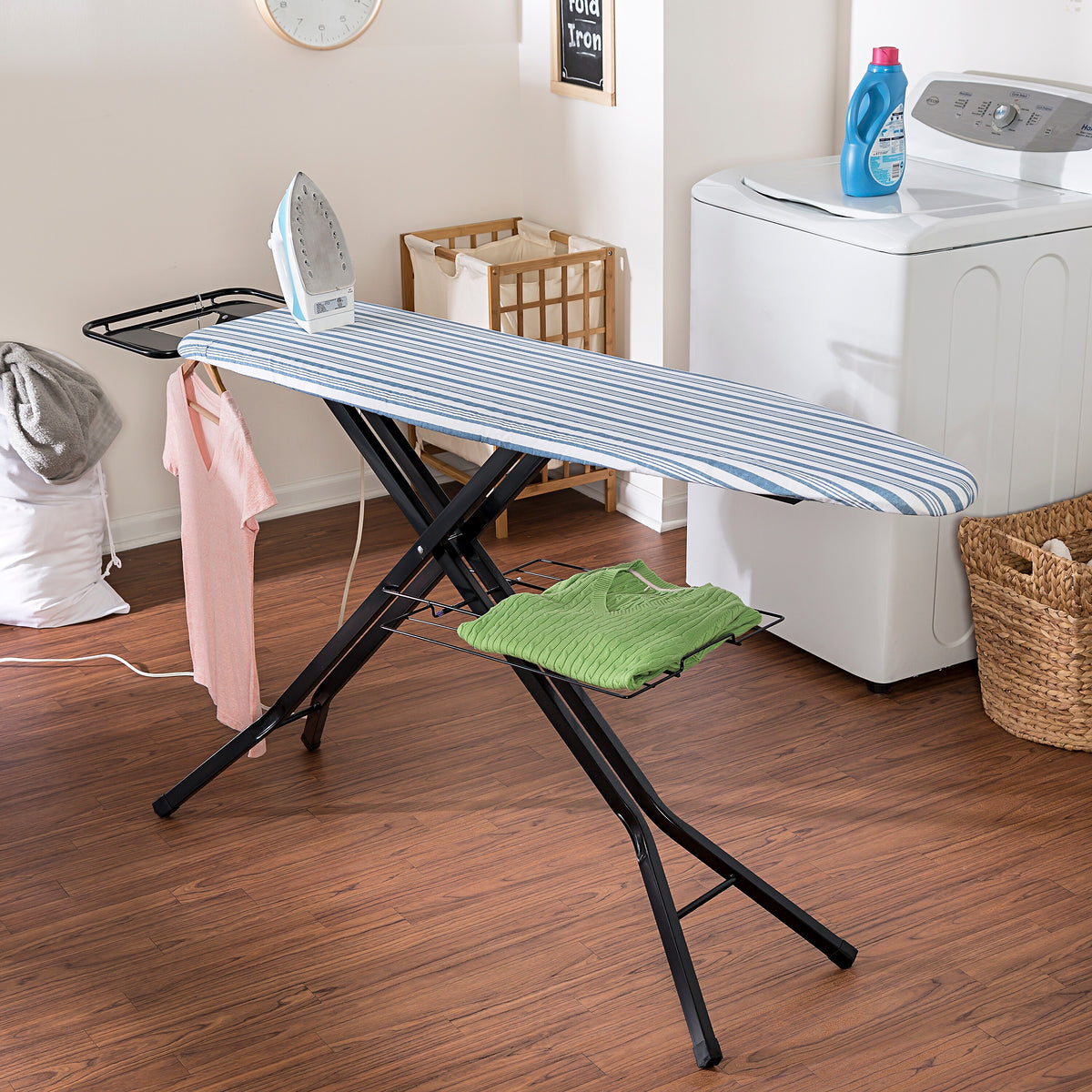 Honey-Can-Do Adjustable Deluxe Ironing Board with Iron Rest