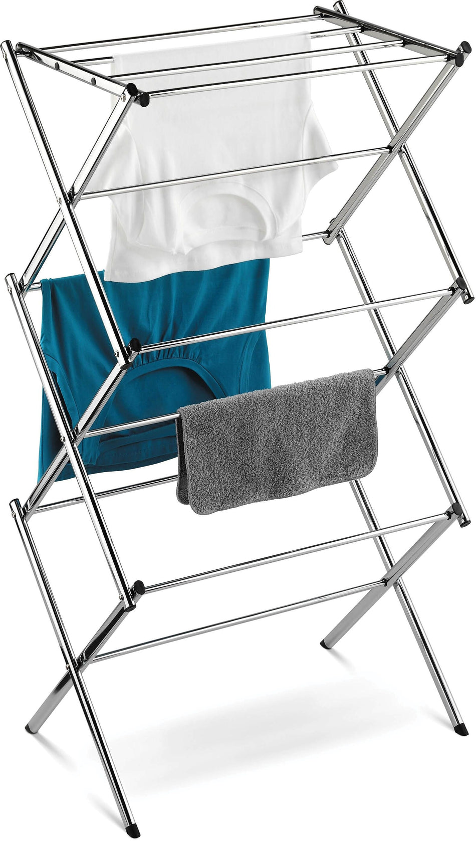 Honey-Can-Do Slim Steel Drying Rack, Chrome