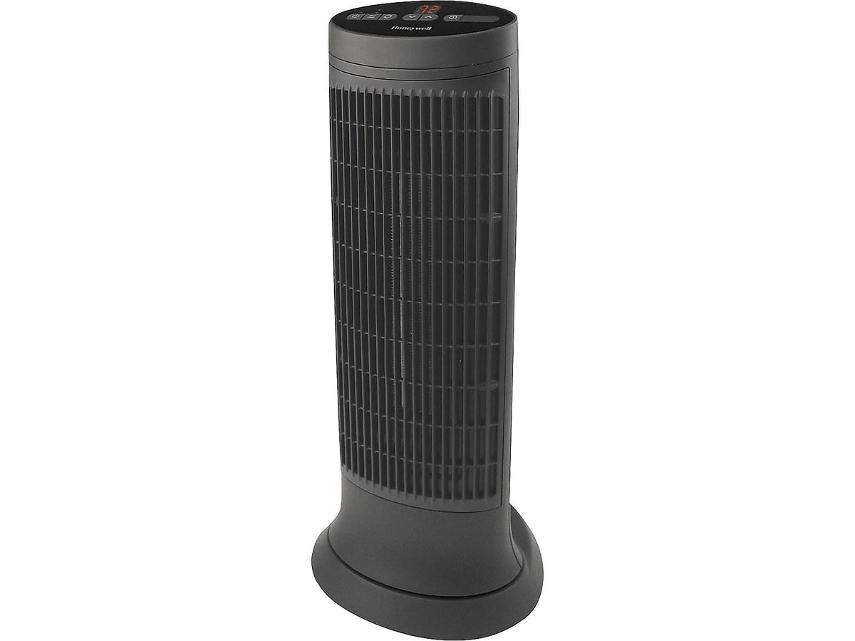 Honeywell 1500-Watt 5118 BTU Ceramic Electric Tower Heater, Dark Gray