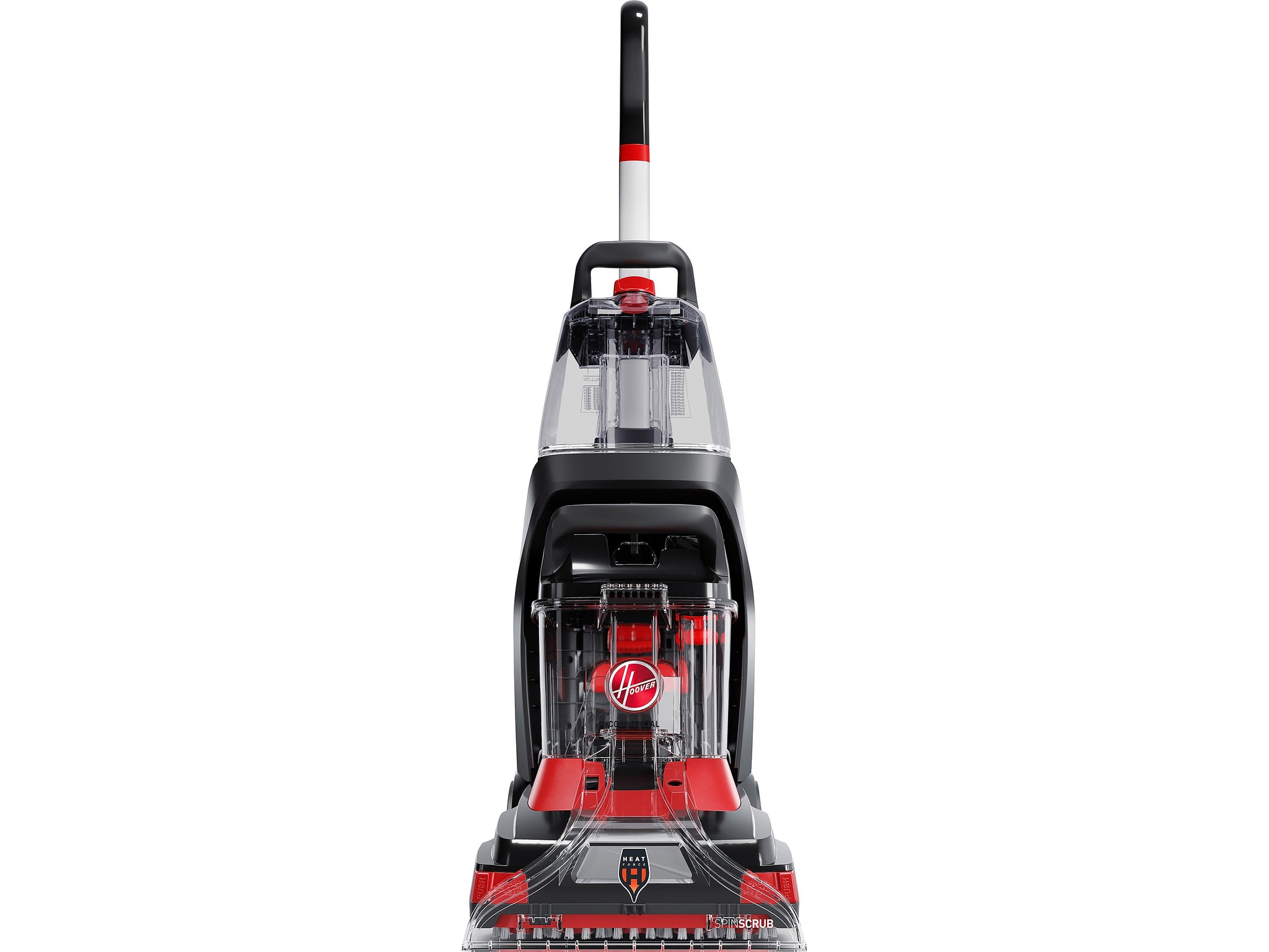 Hoover Commercial PowerScrub Spot Cleaner Vacuum, Bagless, Black/Red