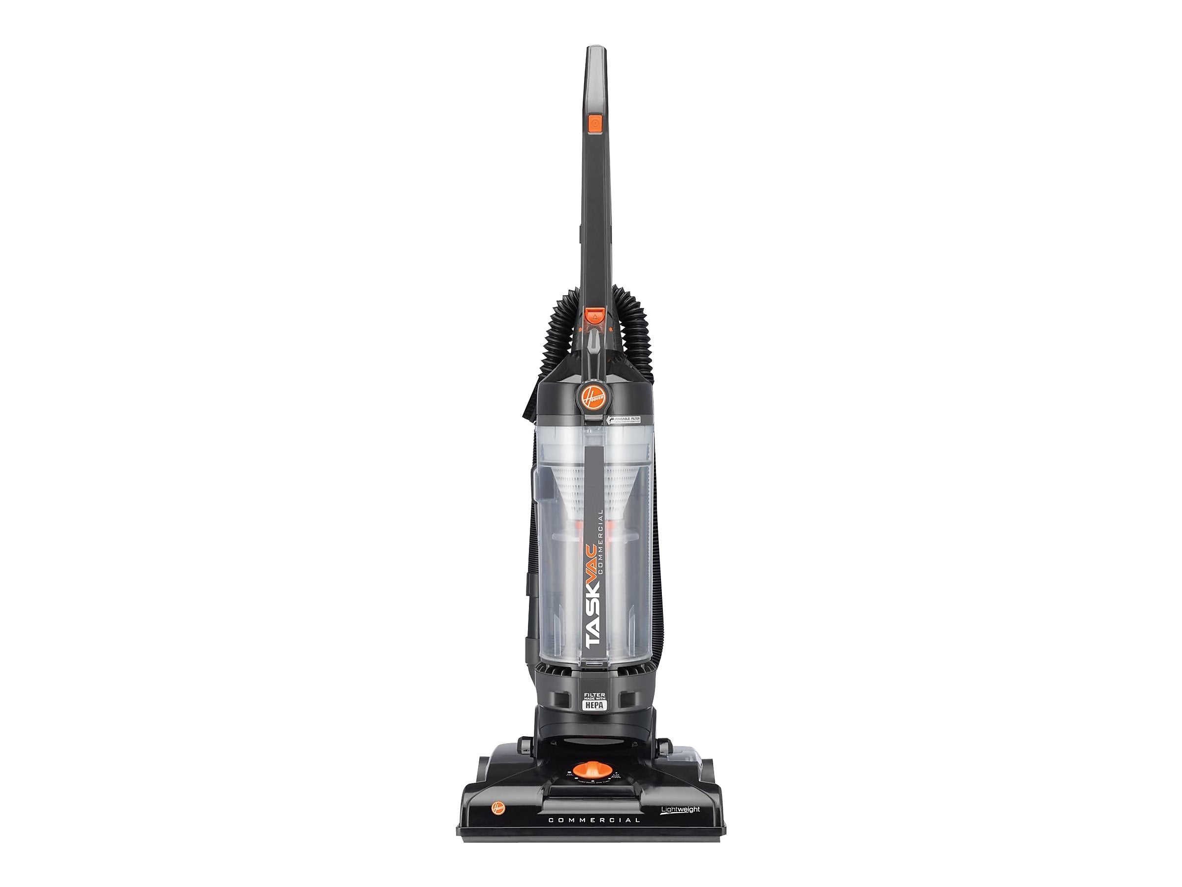 Hoover Commercial TaskVac Upright Bagless Vacuum, Black