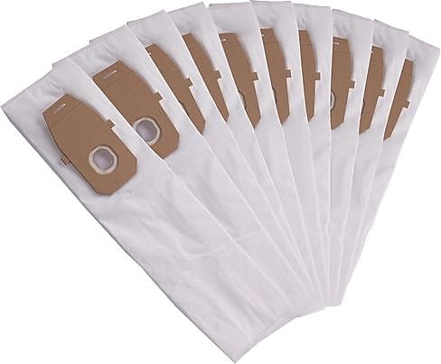 Hoover CU2 Commercial Upright Vacuum Bags, White, 10/Pack