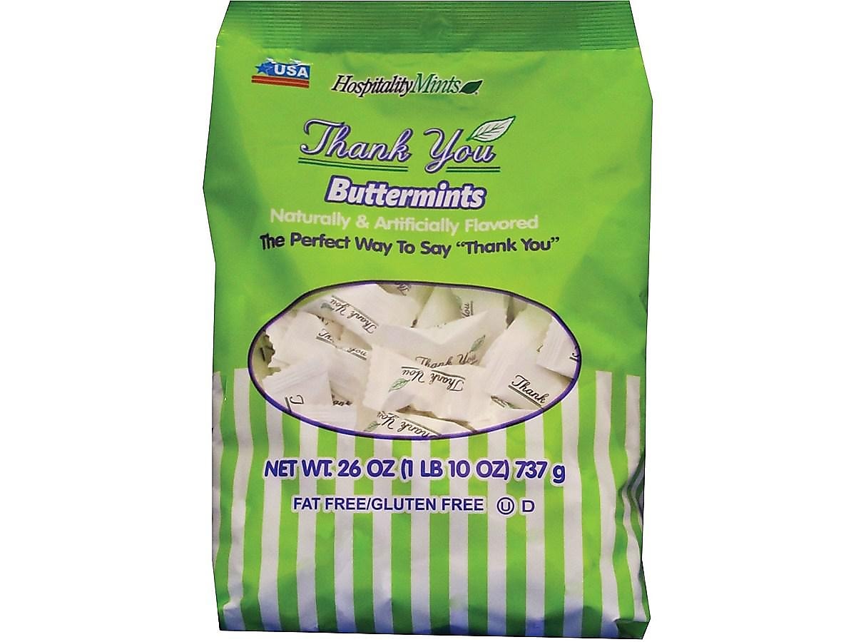 Hospitality Mints Thank You Buttermint Mints, 26 oz.