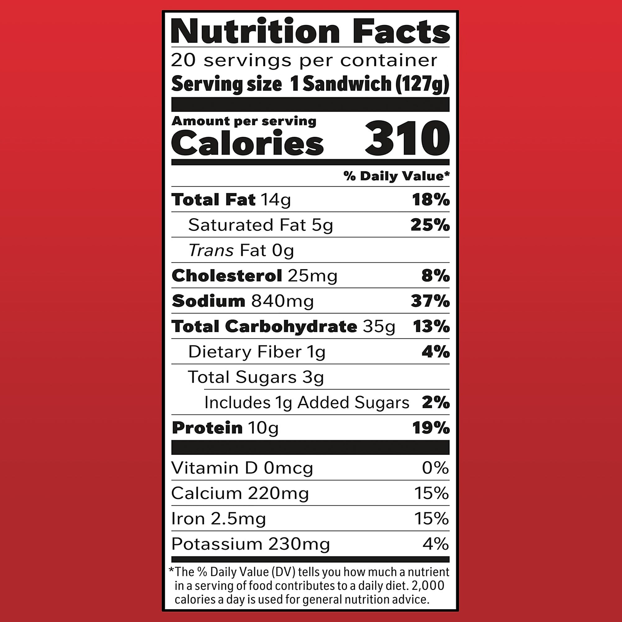 Hot Pockets Pepperoni Pizza Sandwiches, Frozen, 20/Box