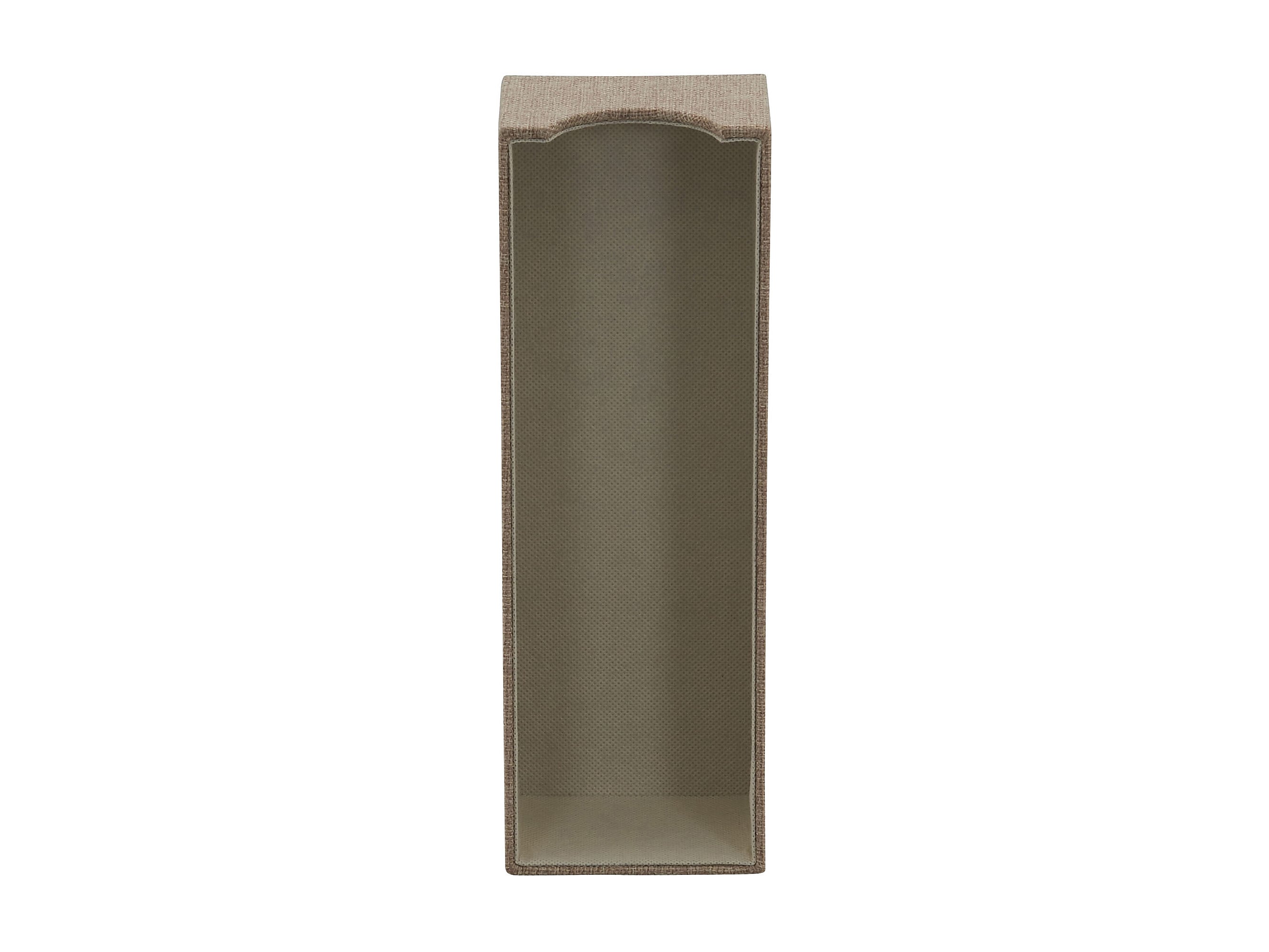 Household Essentials 1-Compartment Cardboard/Poly Linen/Nonwoven PP Drawer Organizer, Latte