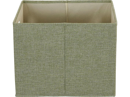 Household Essentials 10" x 13" Cube Storage, Celery, 2/Set