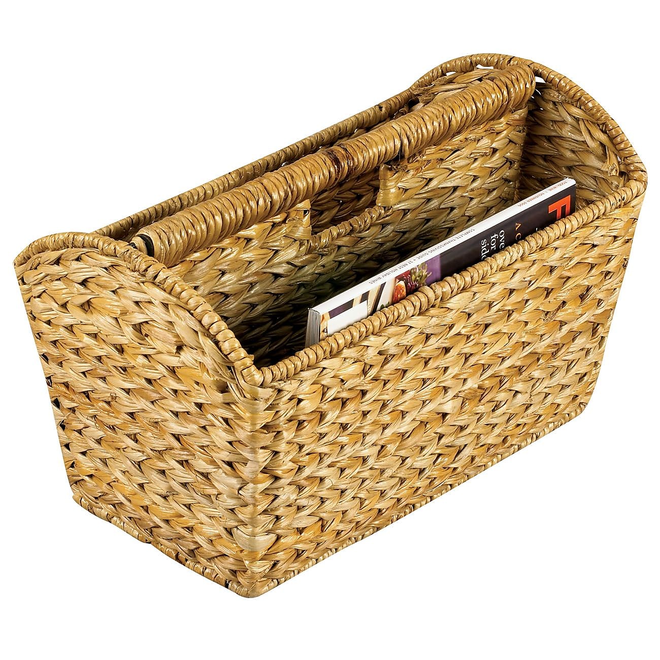 Household Essentials Banana Leaf Magazine Rack, Natural
