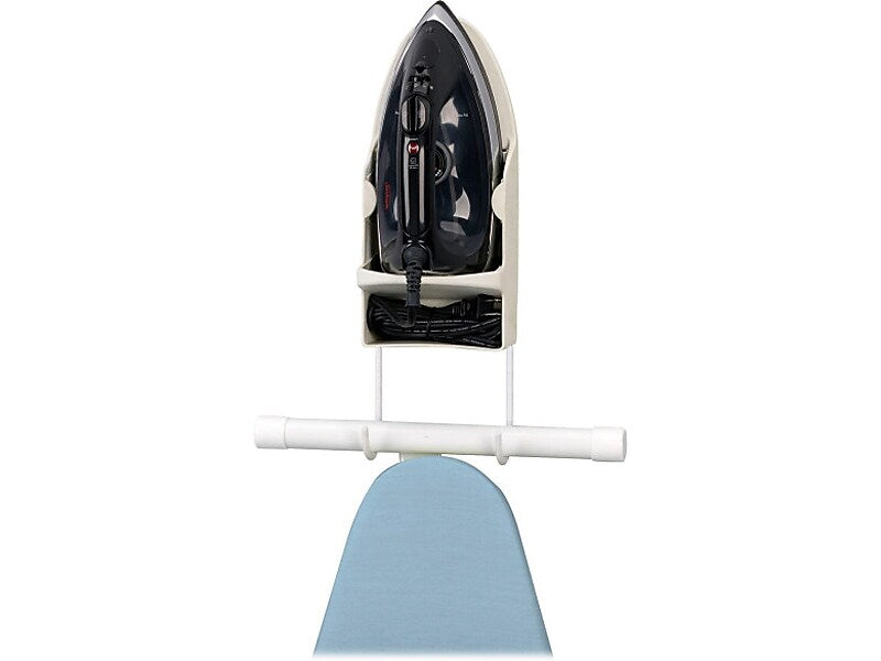 Household Essentials Ironing Board Holder, Cream
