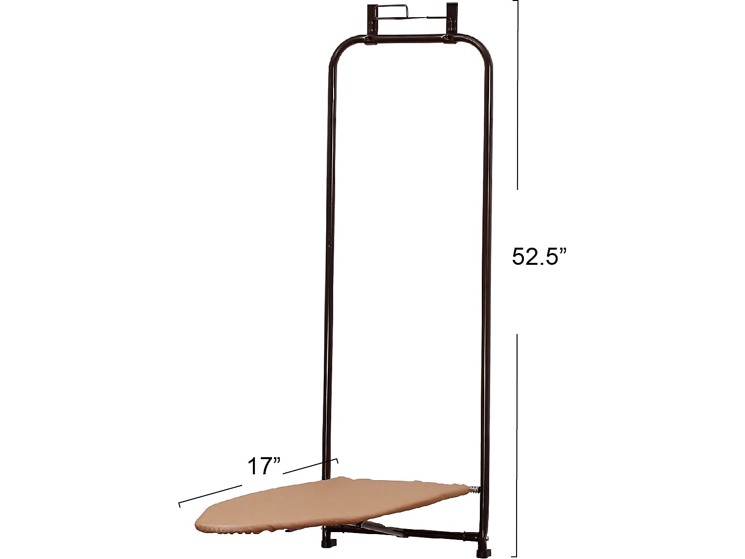 Household Essentials Over-the-Door Ironing Board, Bronze