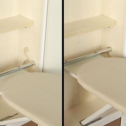 Household Essentials STOW AWAY In-Wall Ironing Board, 4 1/4