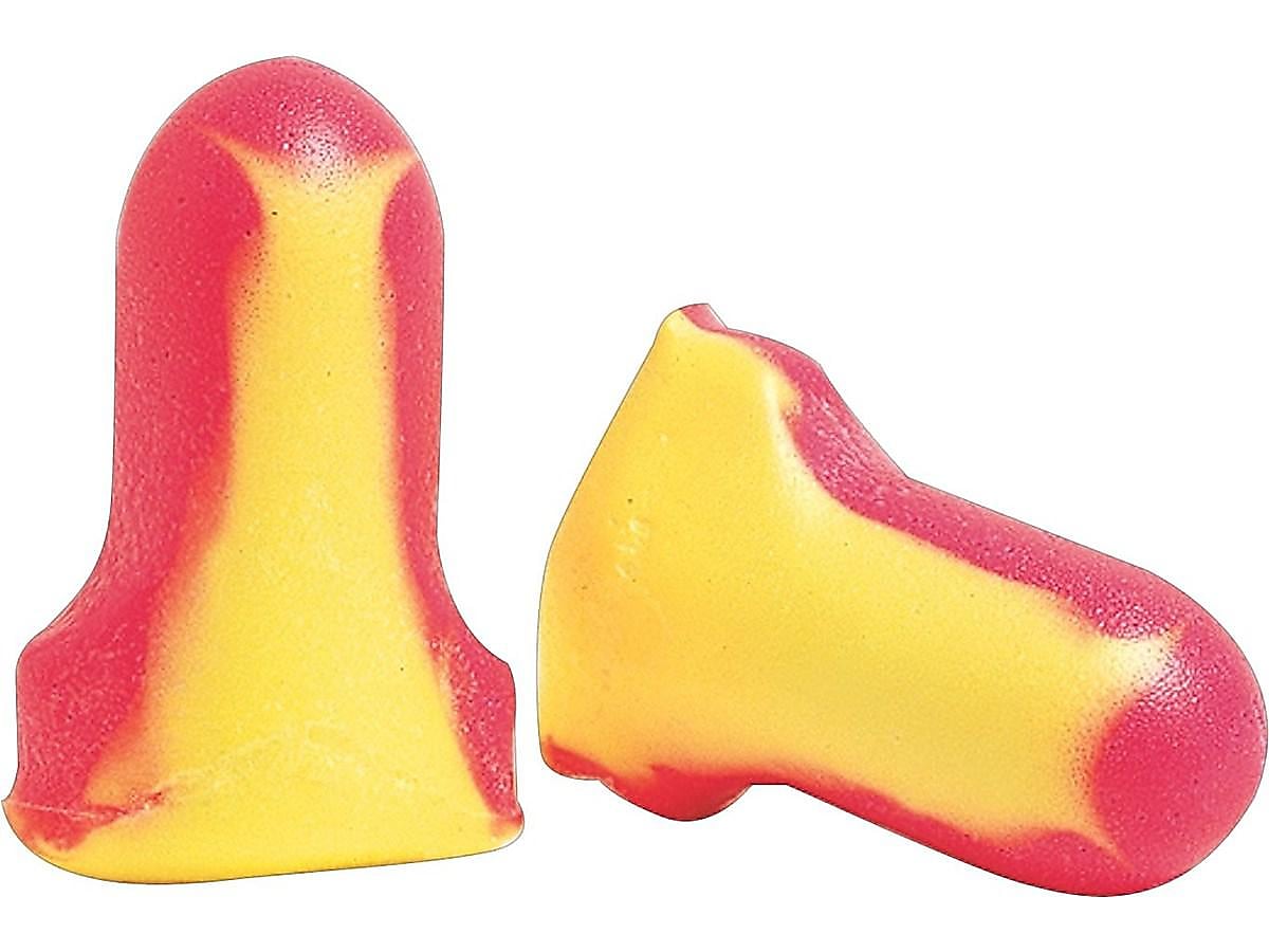 Howard Leight Laser Lite Uncorded Earplugs, Magenta/Yellow, 200/Box