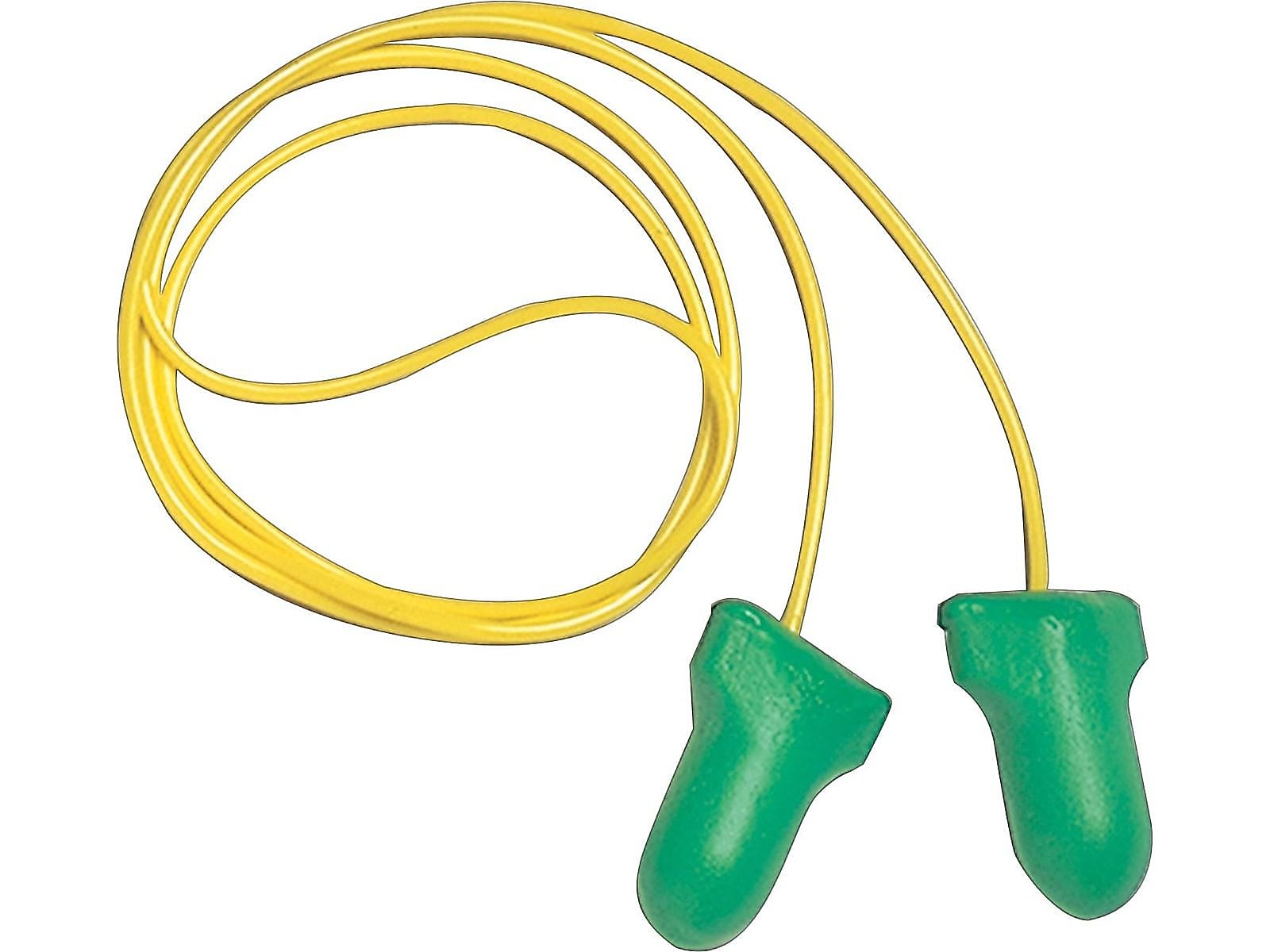 Howard Leight Maximum Lite Corded Earplugs, Green, 100/Box