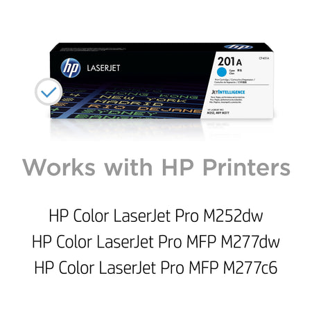 HP 201A Cyan Standard Yield Toner Cartridge