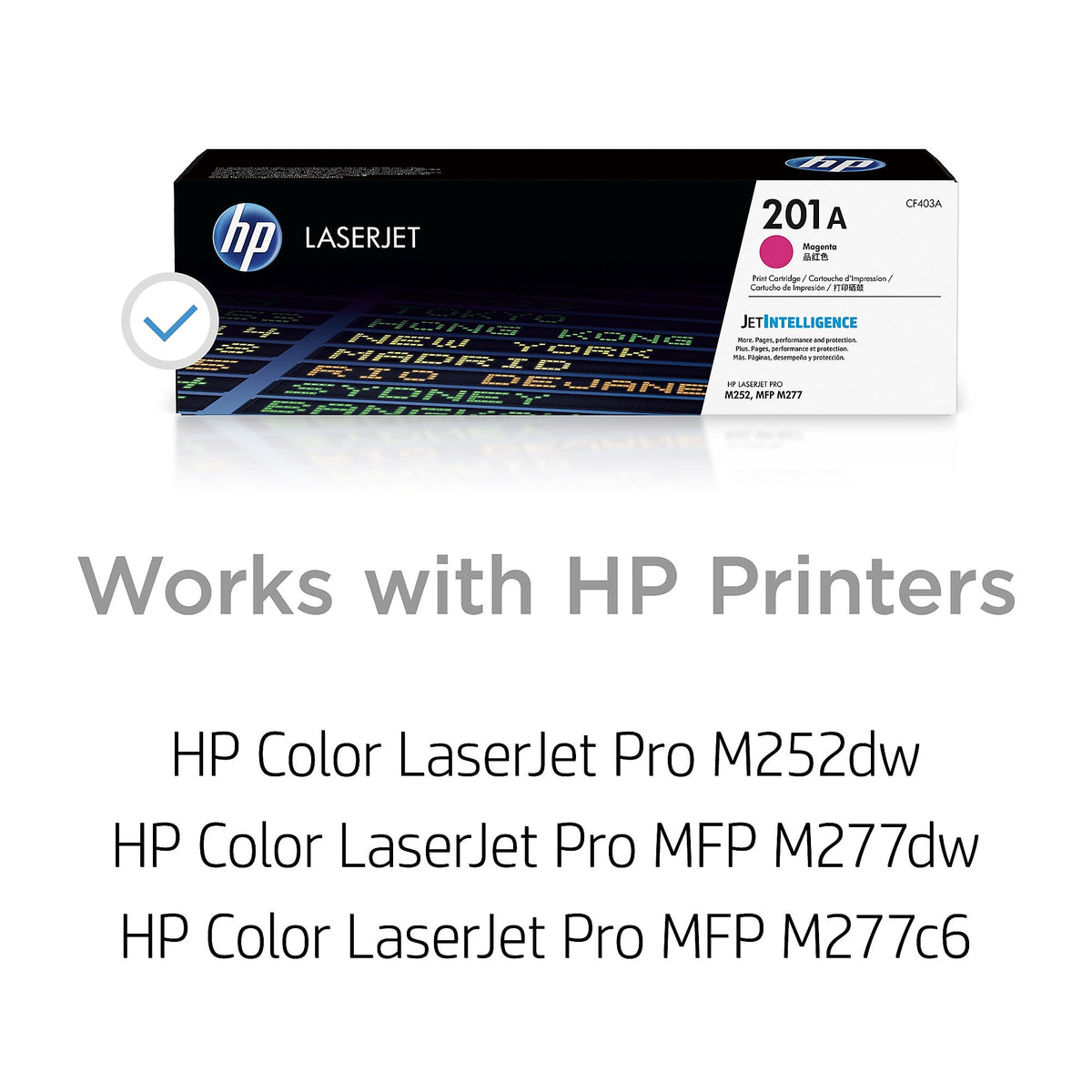 HP 201A Magenta Standard Yield Toner Cartridge