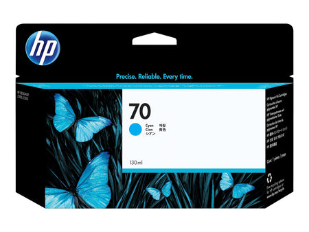 HP 70 Cyan Standard Yield Ink Cartridge