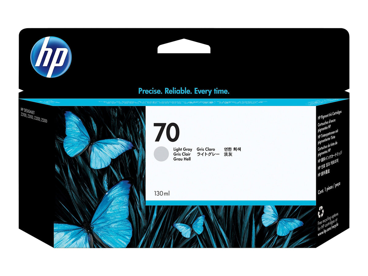 HP 70 Light Gray Standard Yield Ink Cartridge