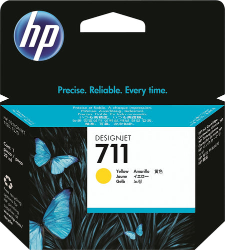 HP 711 Yellow Standard Yield Ink Cartridge