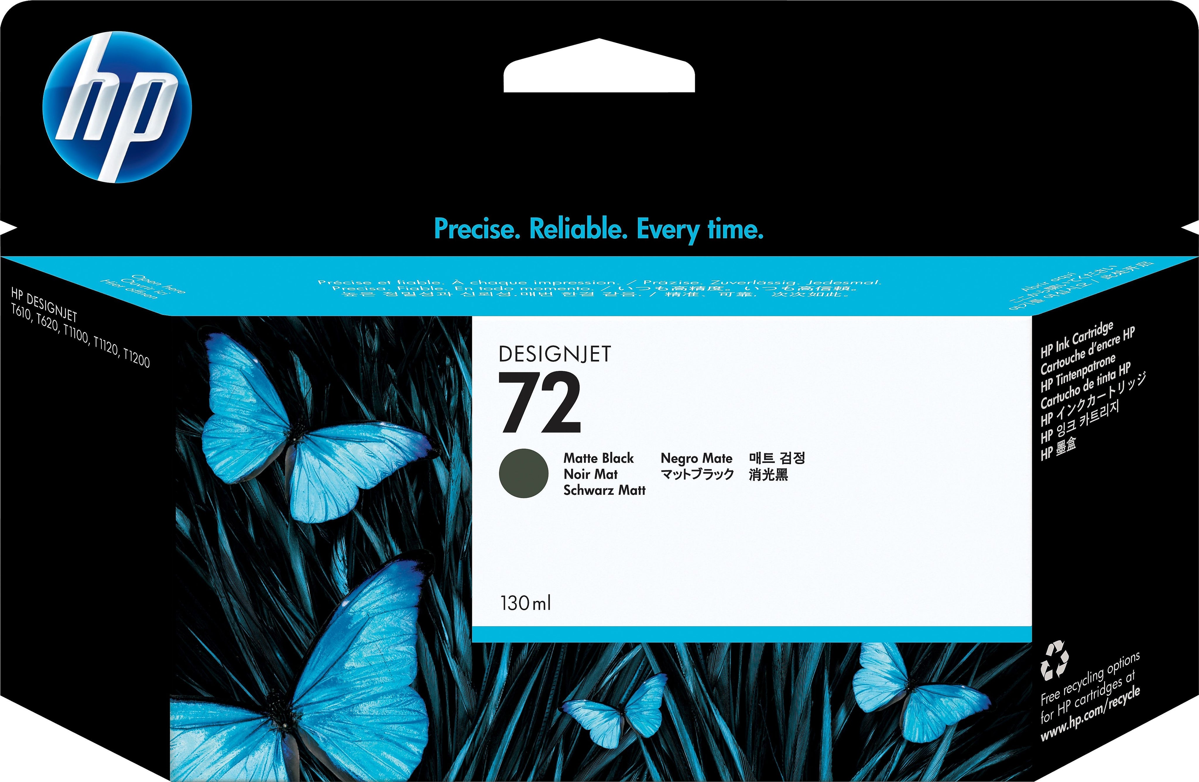 HP 72 Black Matte High Yield Ink Cartridge