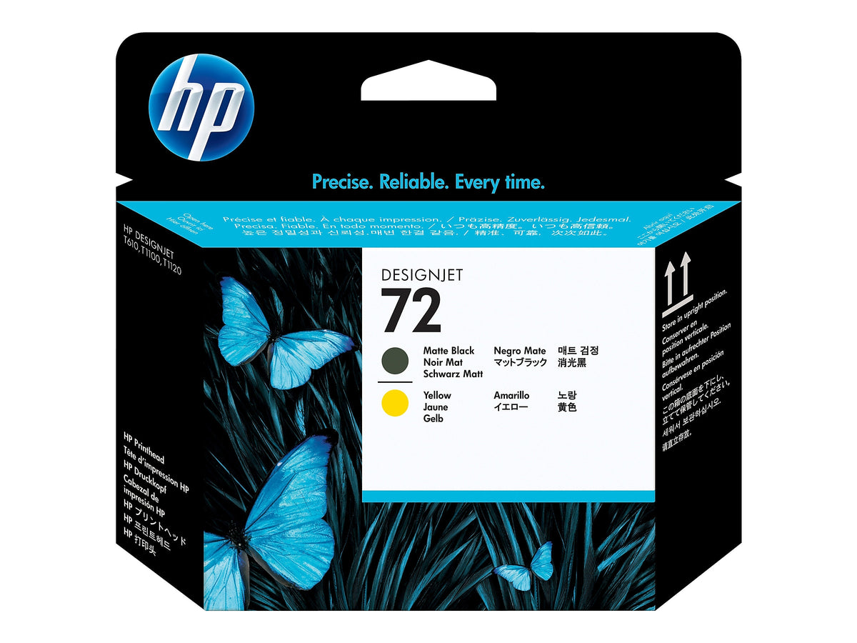 HP 72 Matte Black/Yellow Printhead