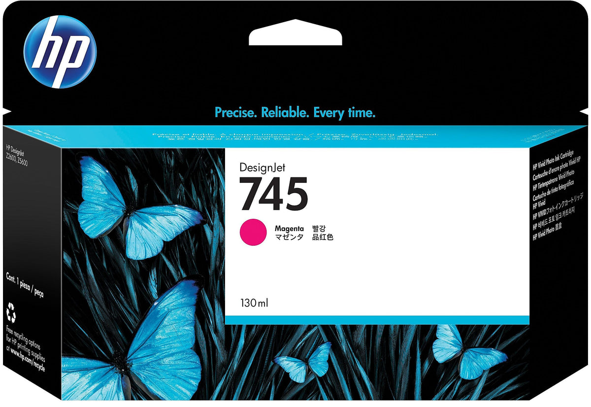 HP 745 Magenta Standard Yield Ink Cartridge