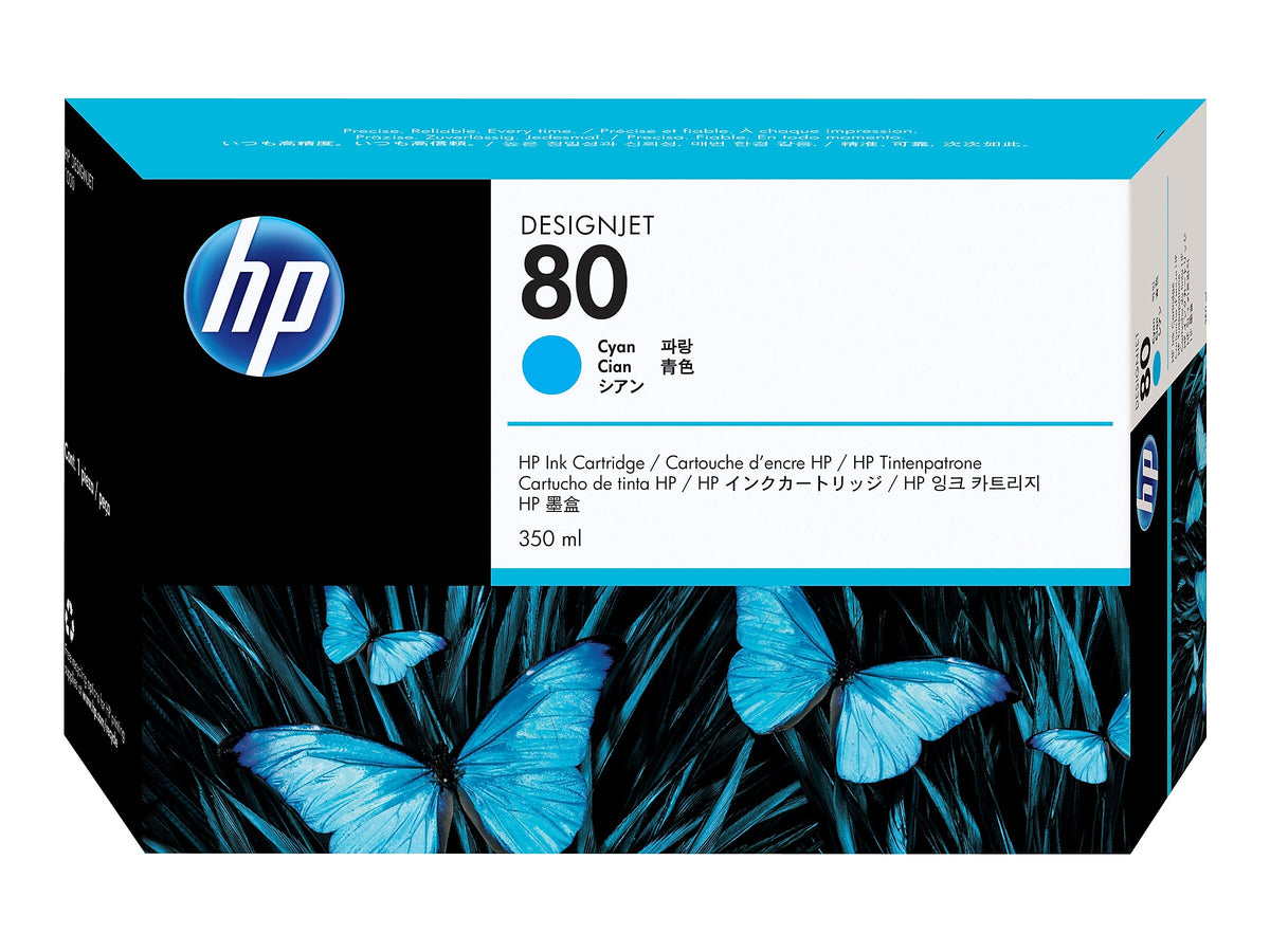 HP 80 Cyan Standard Yield Ink Cartridge