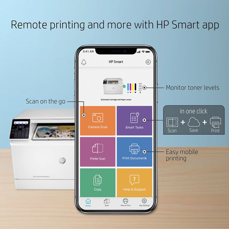 HP Color LaserJet Pro M182nw Wireless All-in-One Laser Printer