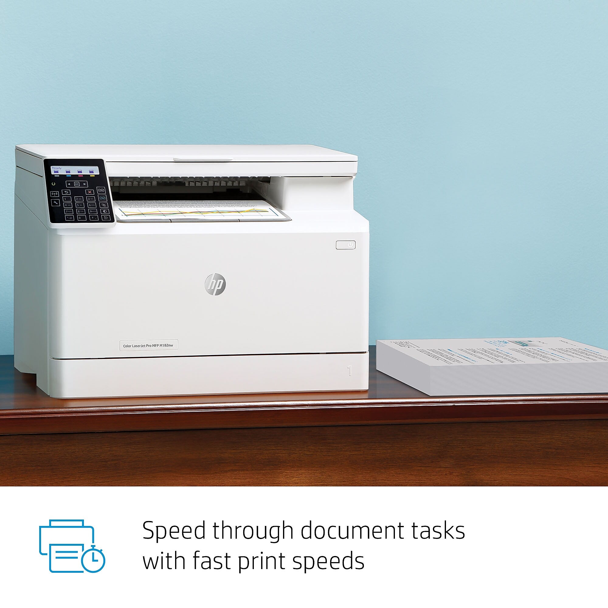 HP Color LaserJet Pro M182nw Wireless All-in-One Laser Printer