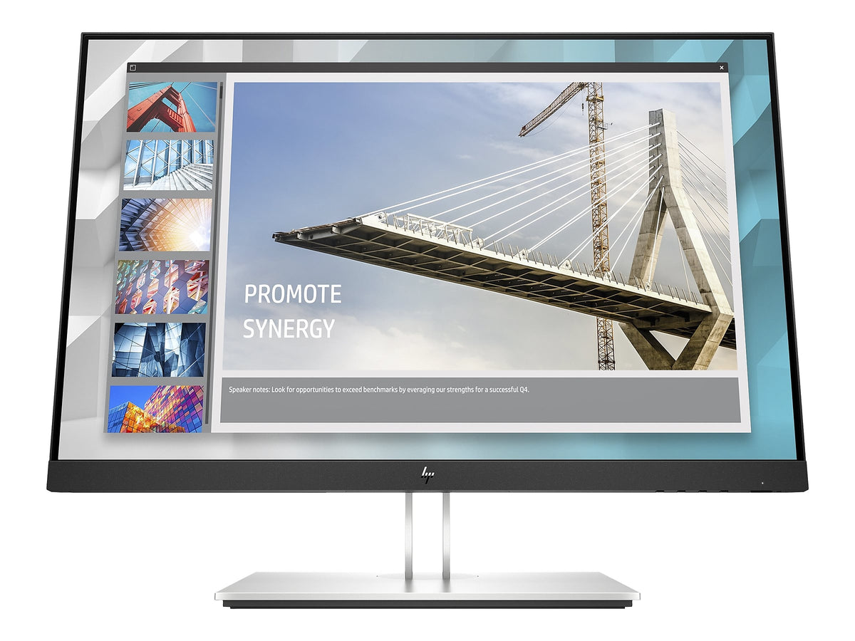 HP E24i G4 24" LED Monitor, Black