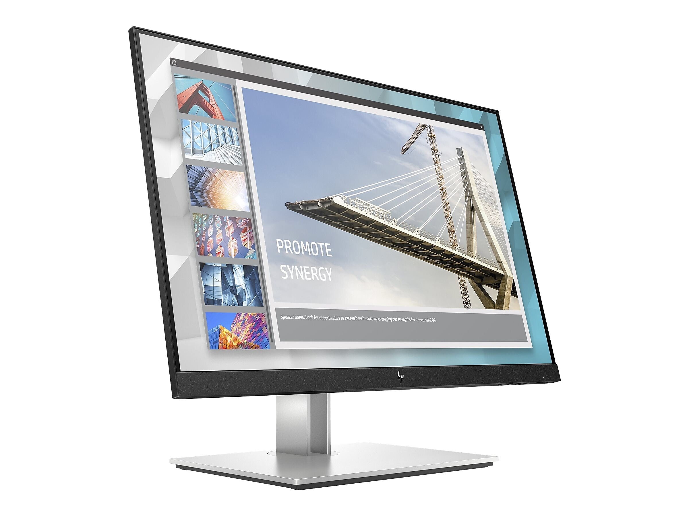 HP E24i G4 24" LED Monitor, Black