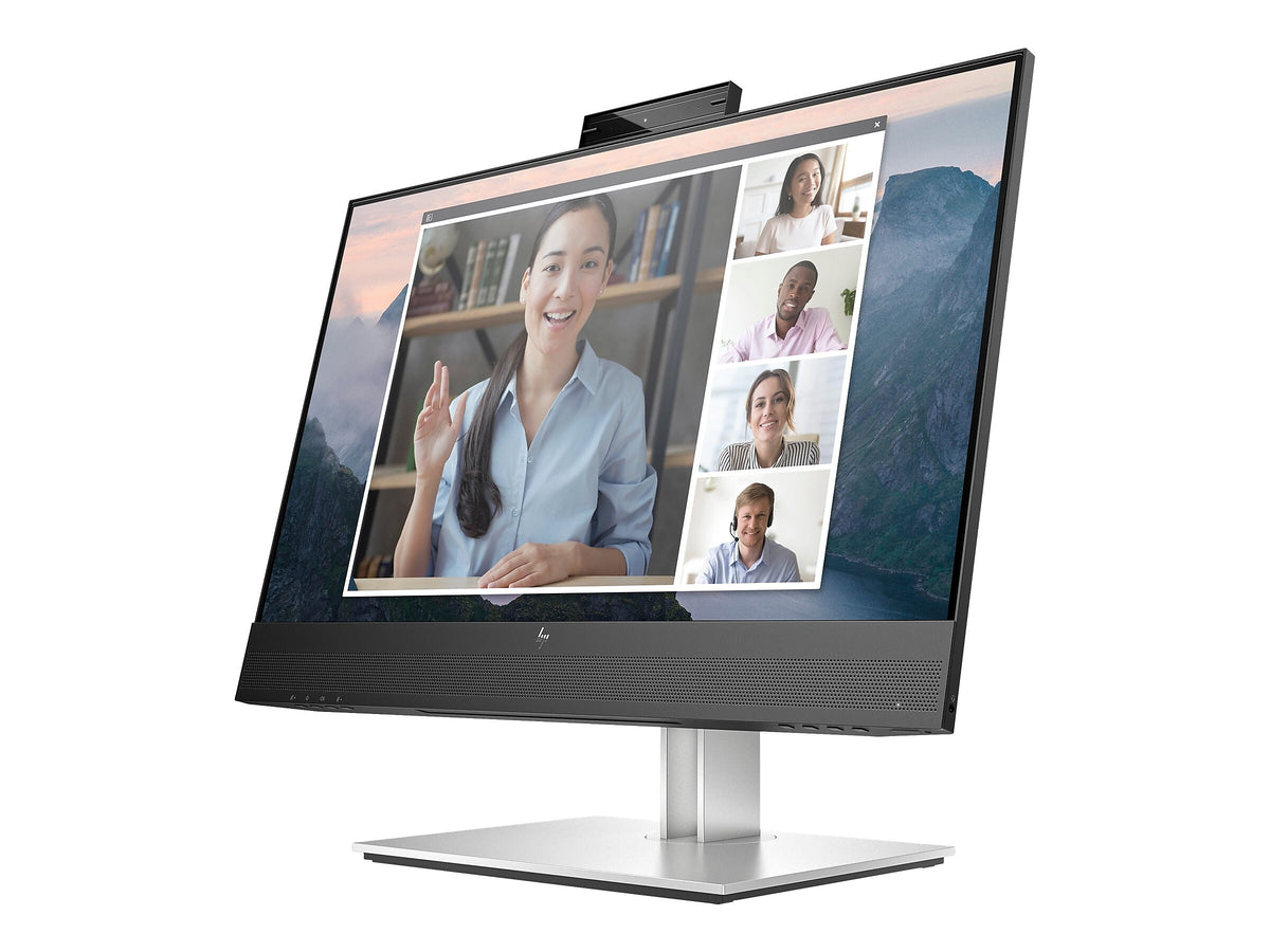 HP E24mv G4 Conferencing Monitor 23.8" LED, Black Head/Silver