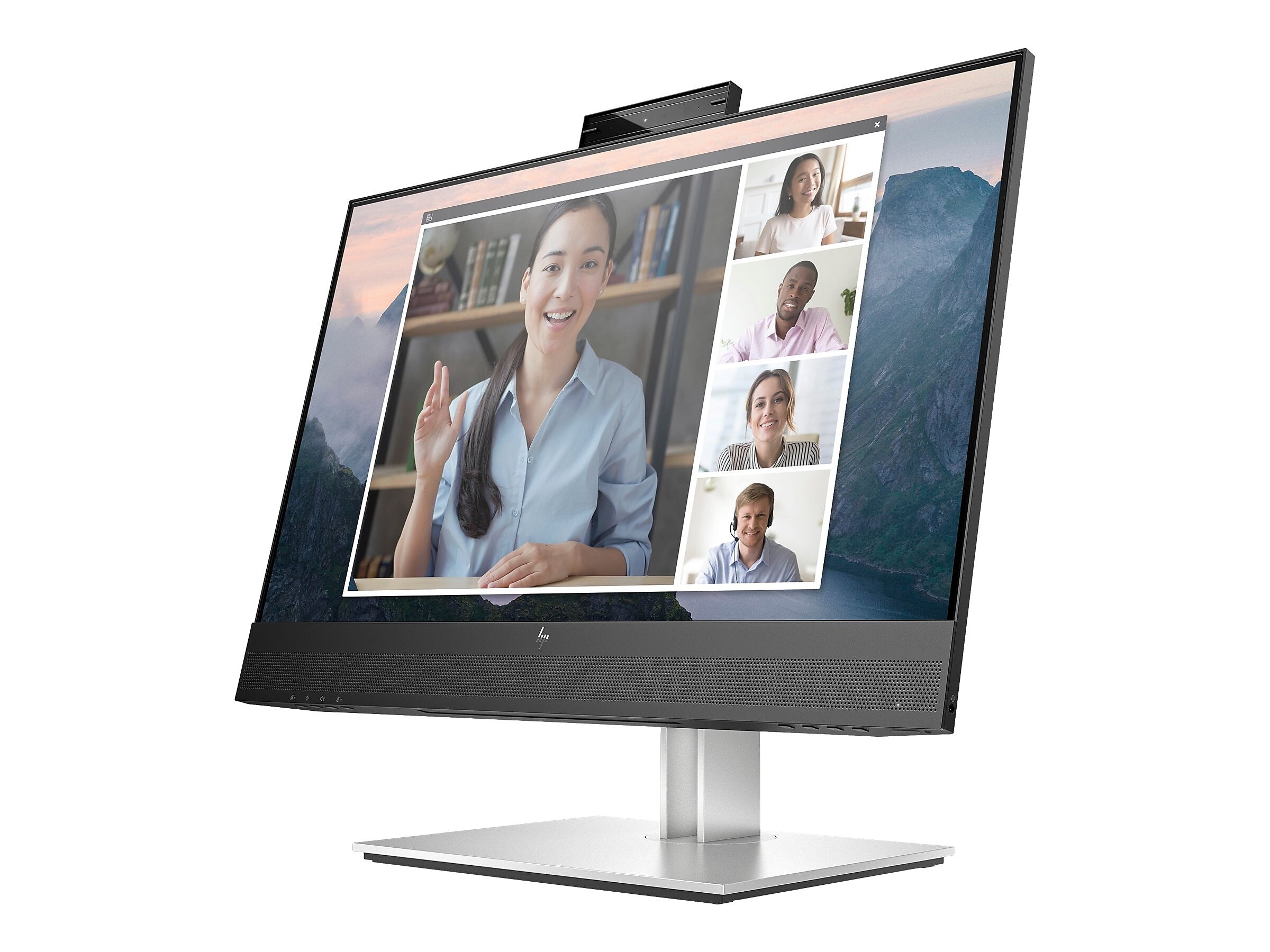 HP E24mv G4 Conferencing Monitor 23.8" LED, Black Head/Silver