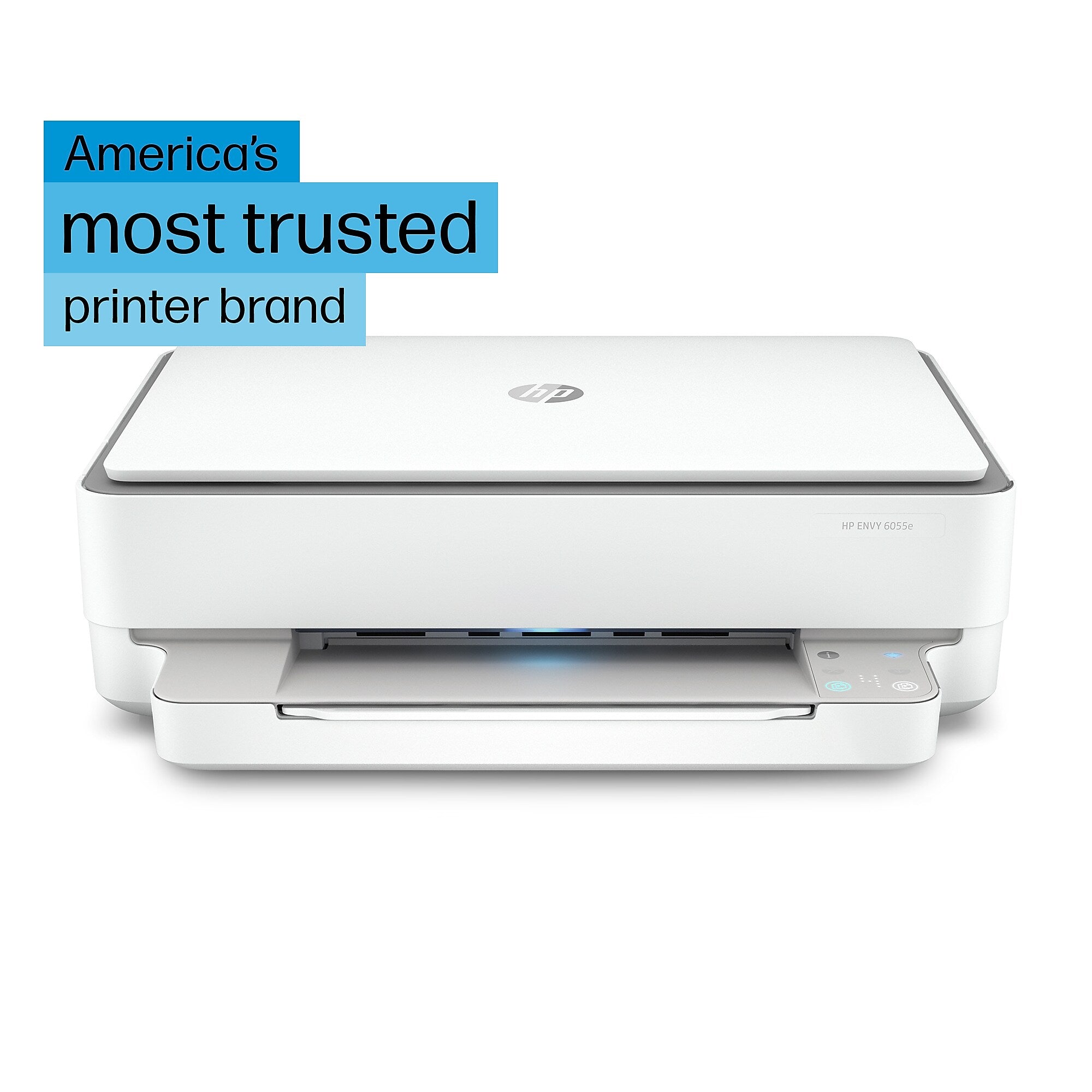 HP ENVY 6055e Wireless All-in-One Color Printer, Scan, Copy, Best for Home, 3 Months of Free Ink with HP+