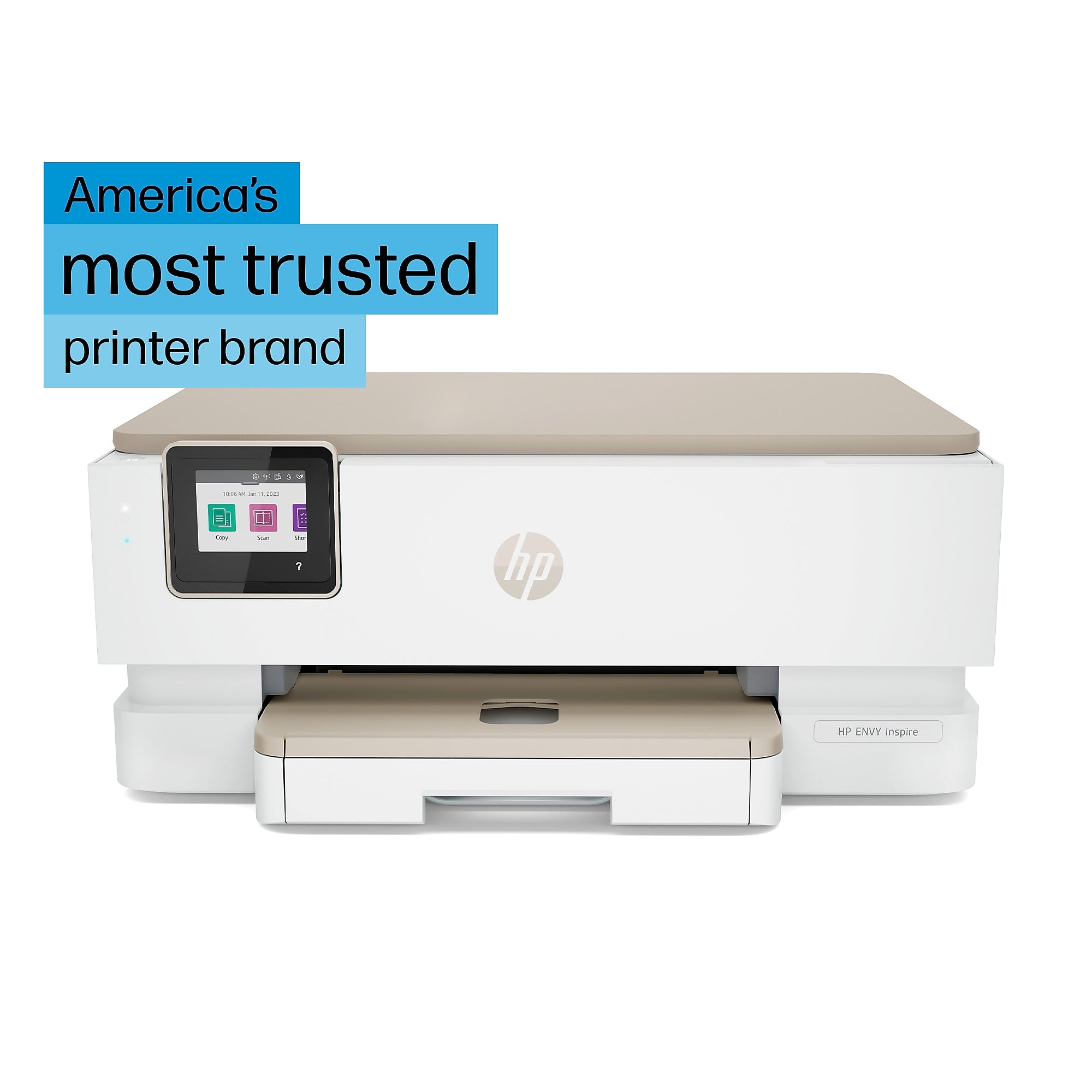 HP ENVY Inspire 7255e Wireless All-in-One Color Photo Printer, Scan, Copy, Best for Home, 3 Months of Free Ink with HP+