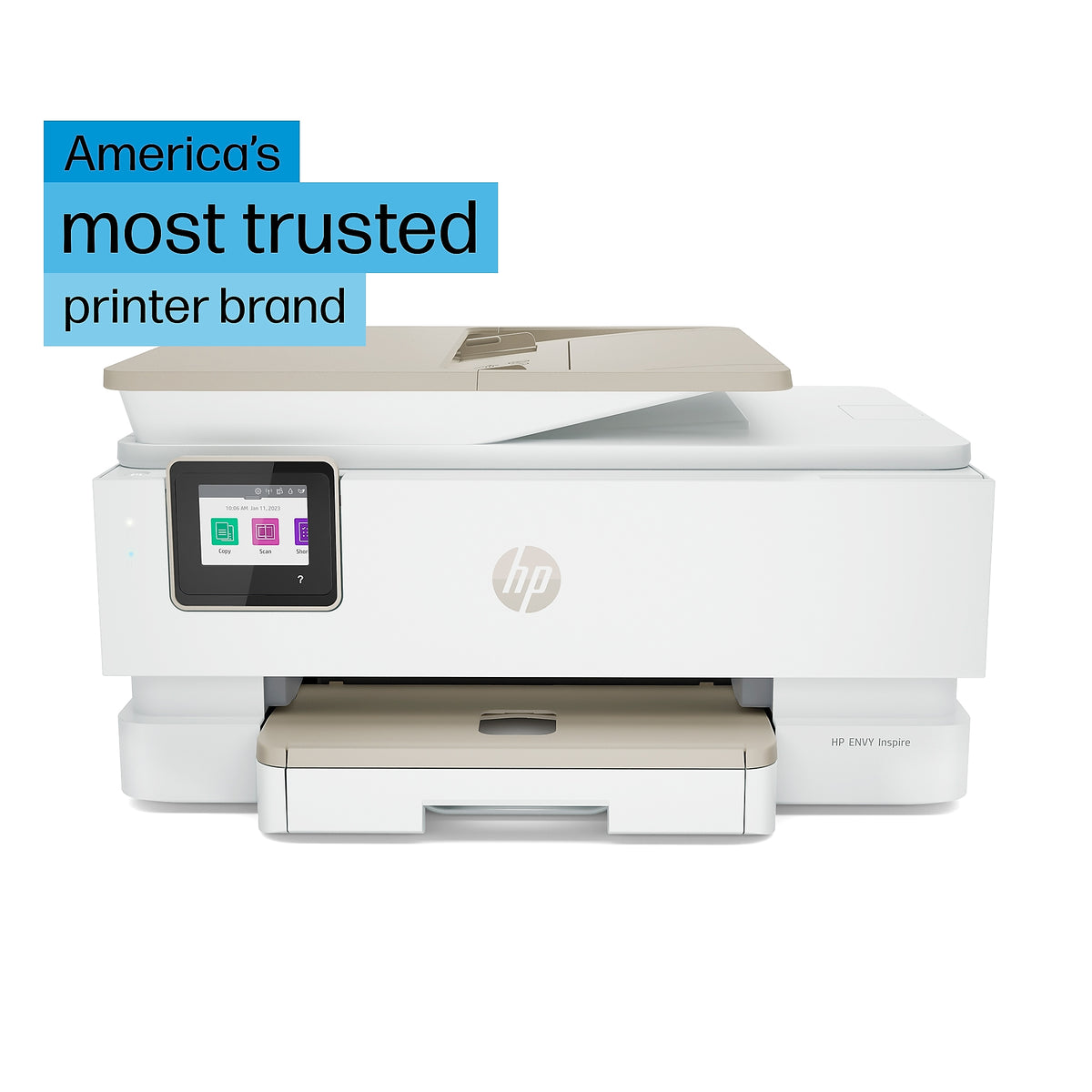 HP ENVY Inspire 7955e Wireless All-in-One Color Photo Printer, Scan, Copy, Best for Home, 3 Months of Free Ink with HP+