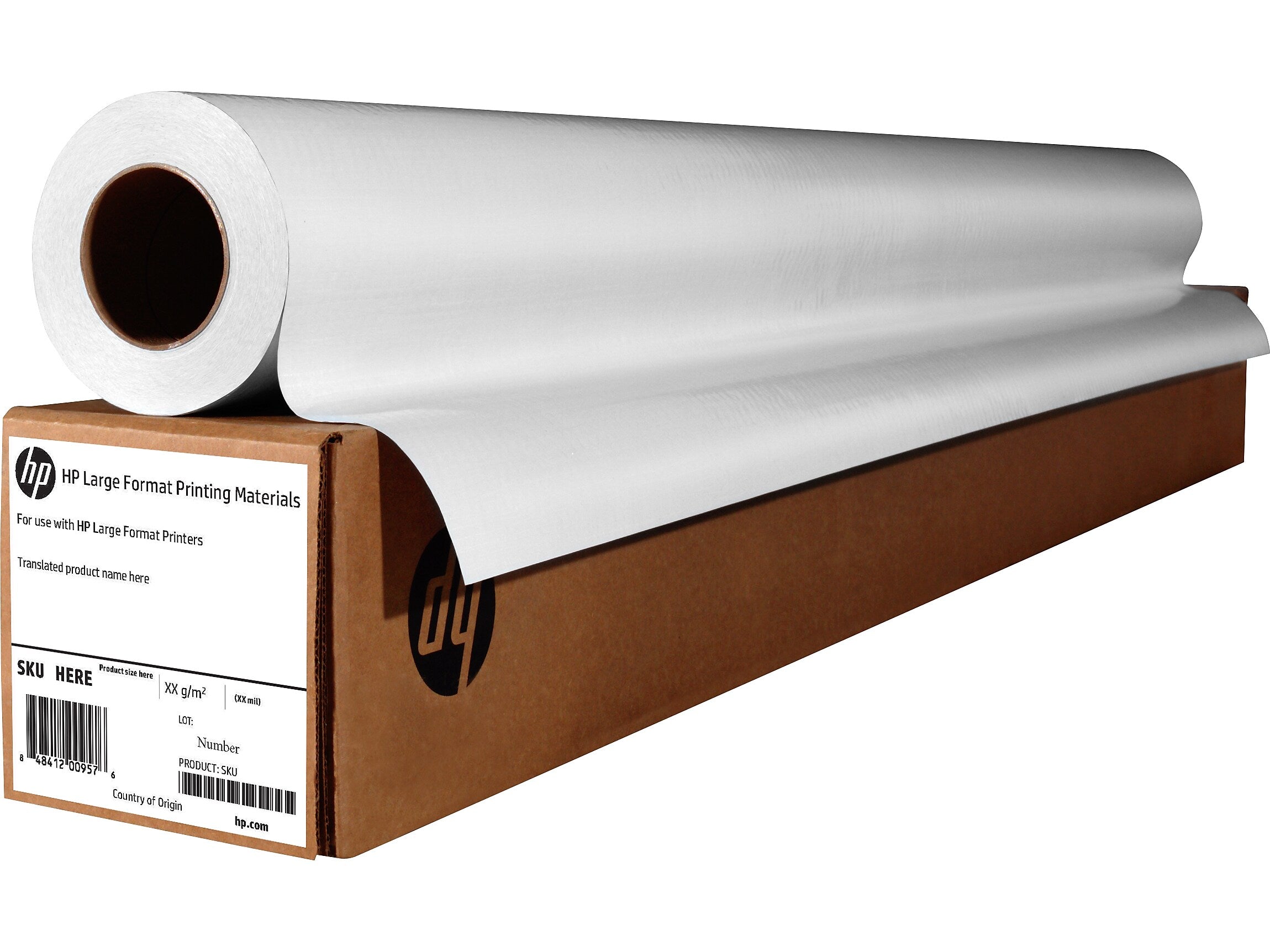 HP Everyday Wide Format Polypropylene Paper, 42