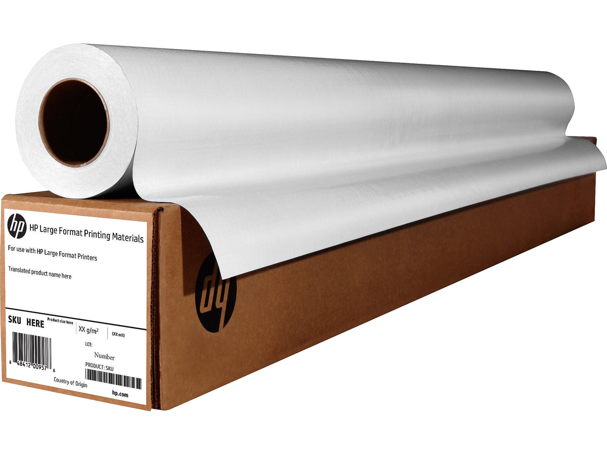 HP Everyday Wide Format Polypropylene Paper, 42" x 100', Matte Finish, 2/Carton