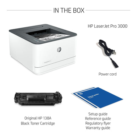 HP LaserJet Pro 3001dw Wireless Black & White Printer