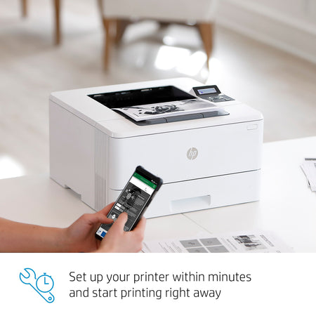 HP LaserJet Pro M404dn Network Monochrome Laser Printer with Duplexing