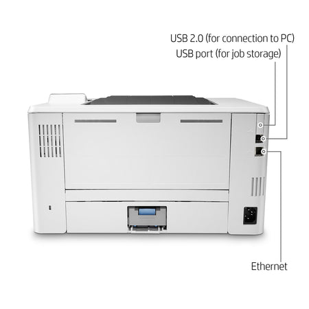 HP LaserJet Pro M404dn Network Monochrome Laser Printer with Duplexing