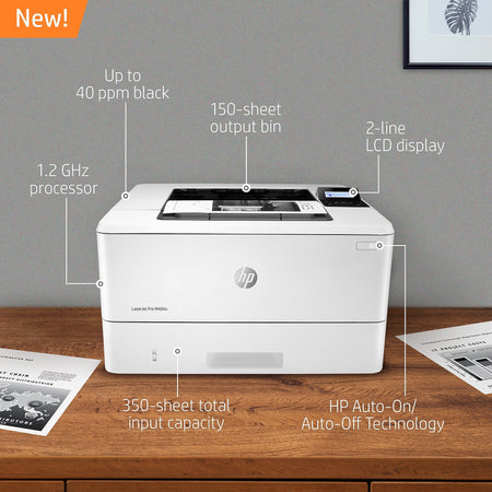 HP LaserJet Pro M404n Monochrome Laser Printer with Built-in Ethernet