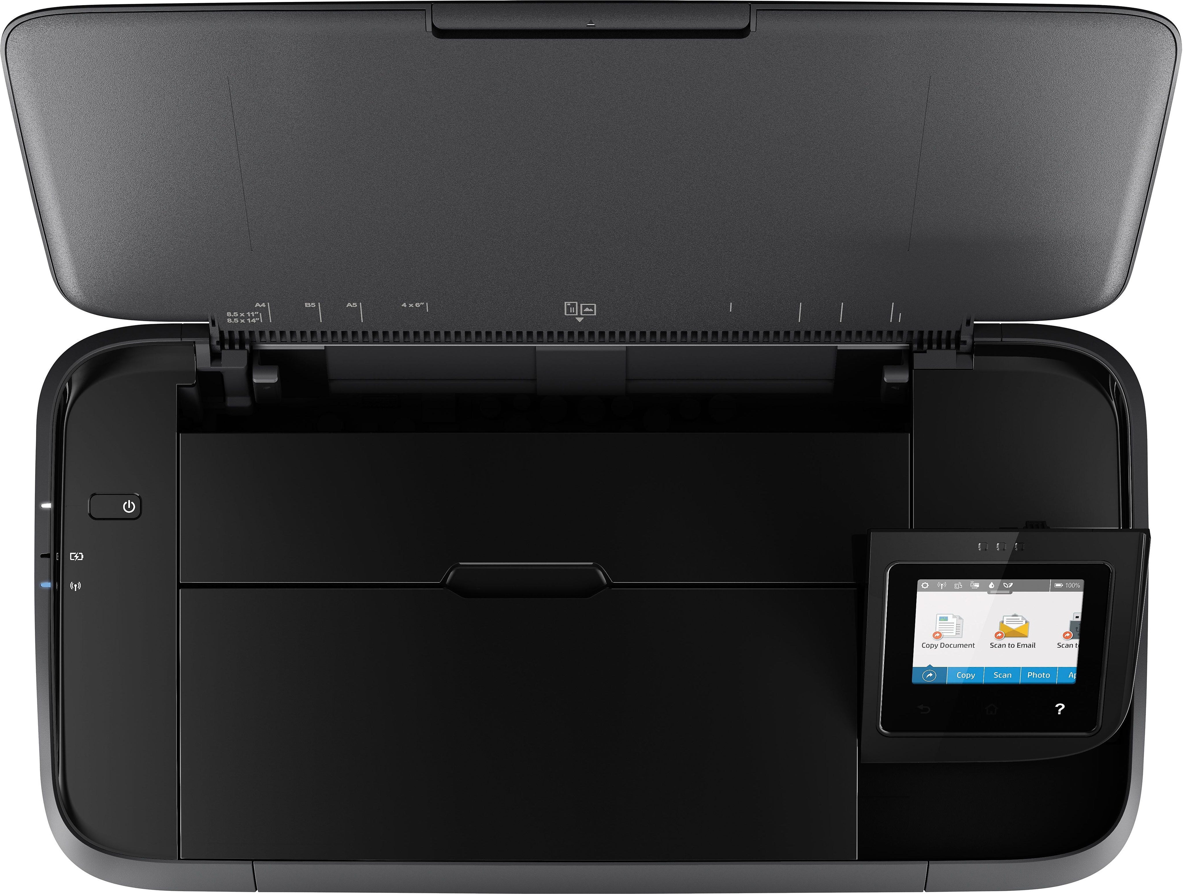 HP OfficeJet 250 Color Inkjet All-In-One Mobile Printer