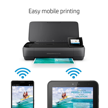 HP OfficeJet 250 Color Inkjet All-In-One Mobile Printer