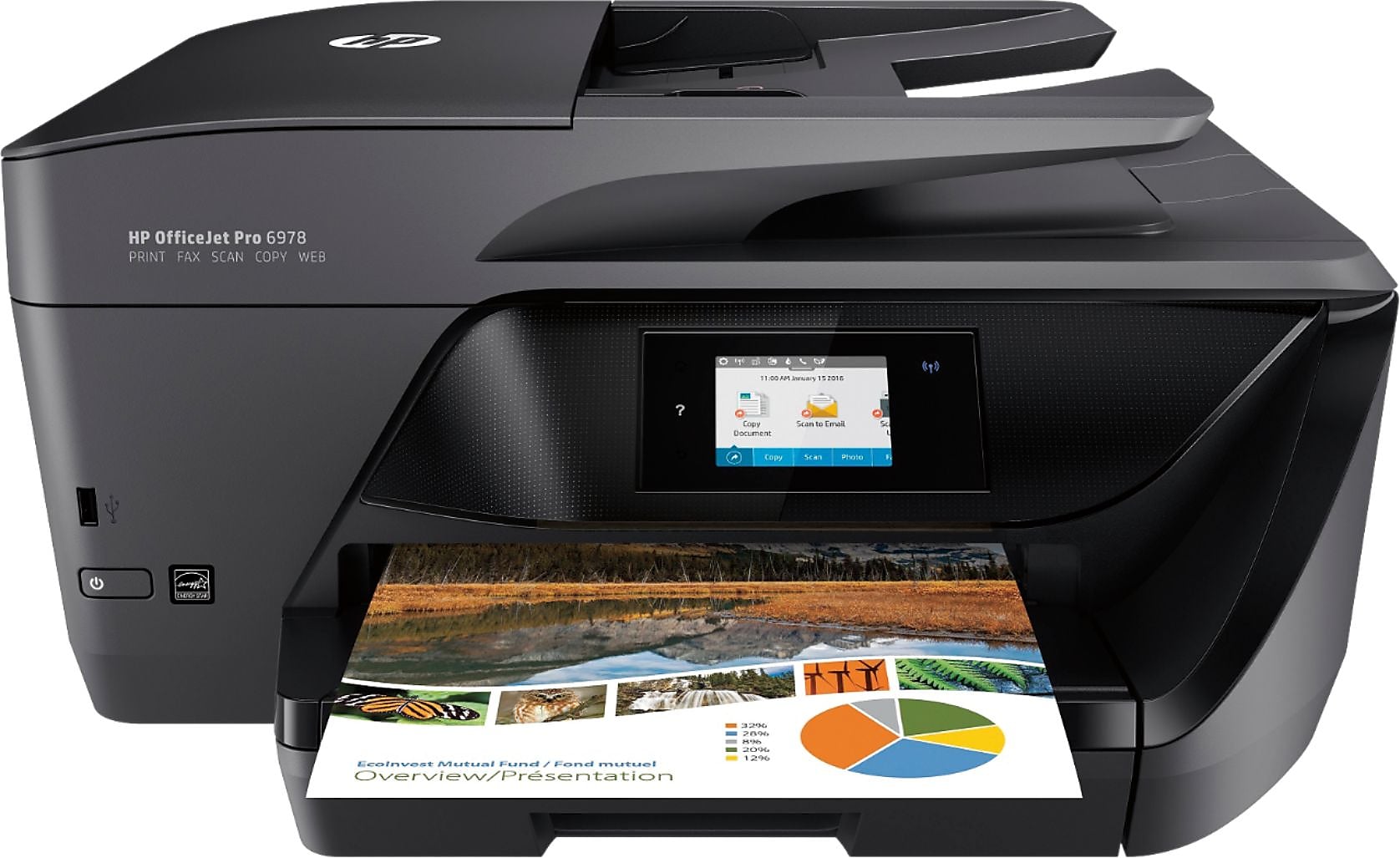 HP OfficeJet Pro 6978 Color Inkjet All-In-One Printer, Includes 2 Months of Instant Ink