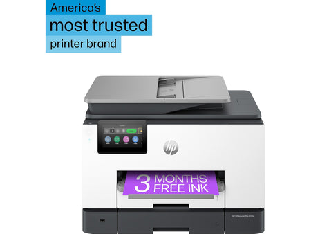 HP OfficeJet Pro 9135e Wireless All-in-One Color Inkjet Printer Scanner Copier, Best for Home Office, 3 months FREE INK