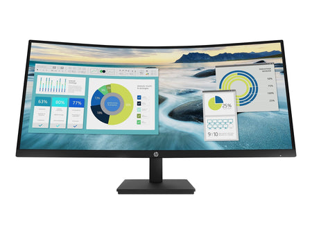 HP P34hc G4 34" Curved 60 Hz LED Monitor, Black