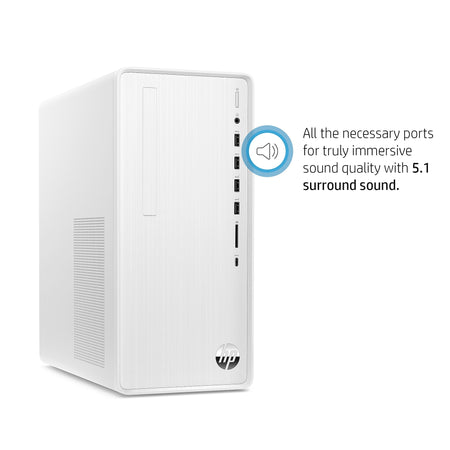 HP Pavilion TP01-3006 Desktop Computer, Intel Core i7-12700, 12GB Memory, 256GB SSD