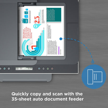 HP Smart Tank 7301 Inkjet Printer, All-in-One Supertank, Print/Copy/Scan