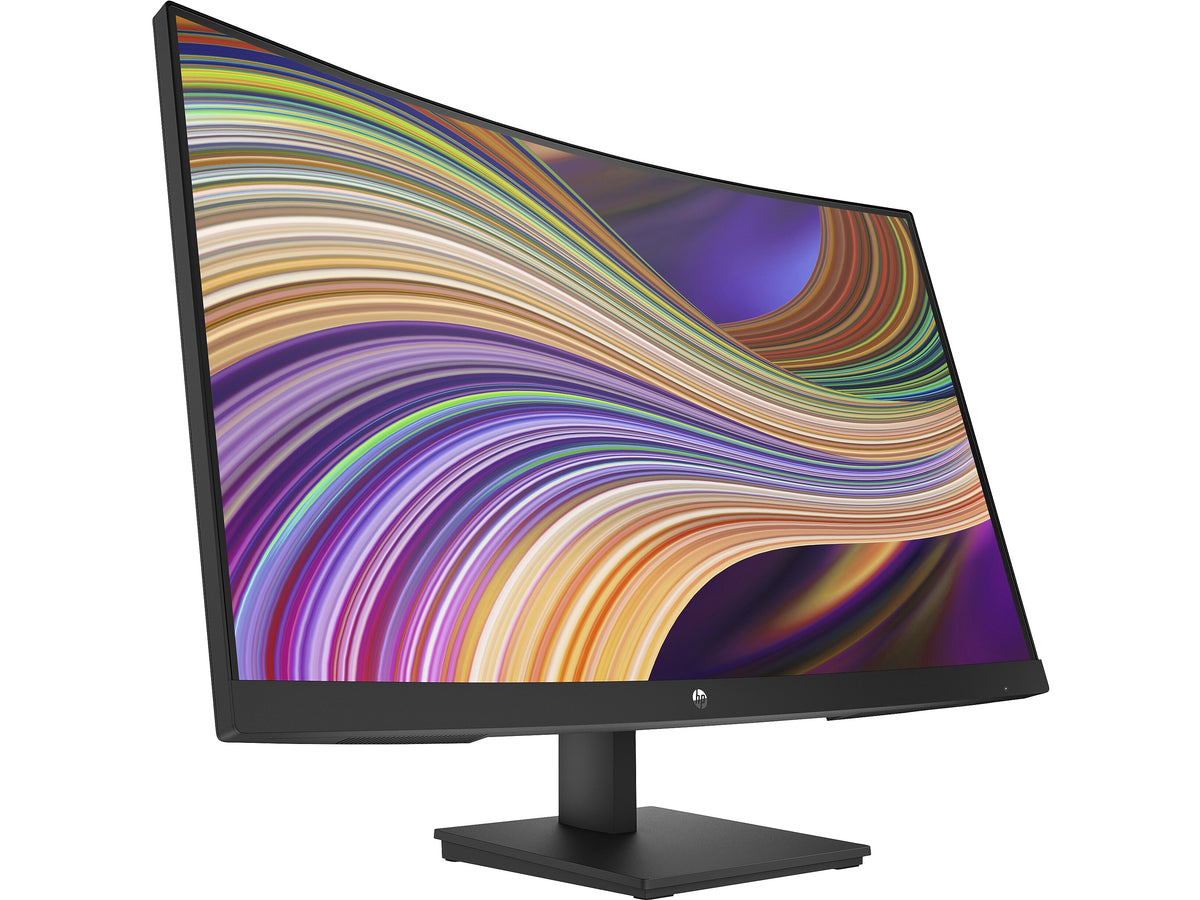 HP V27c G5 27" Curved LCD Monitor, Black