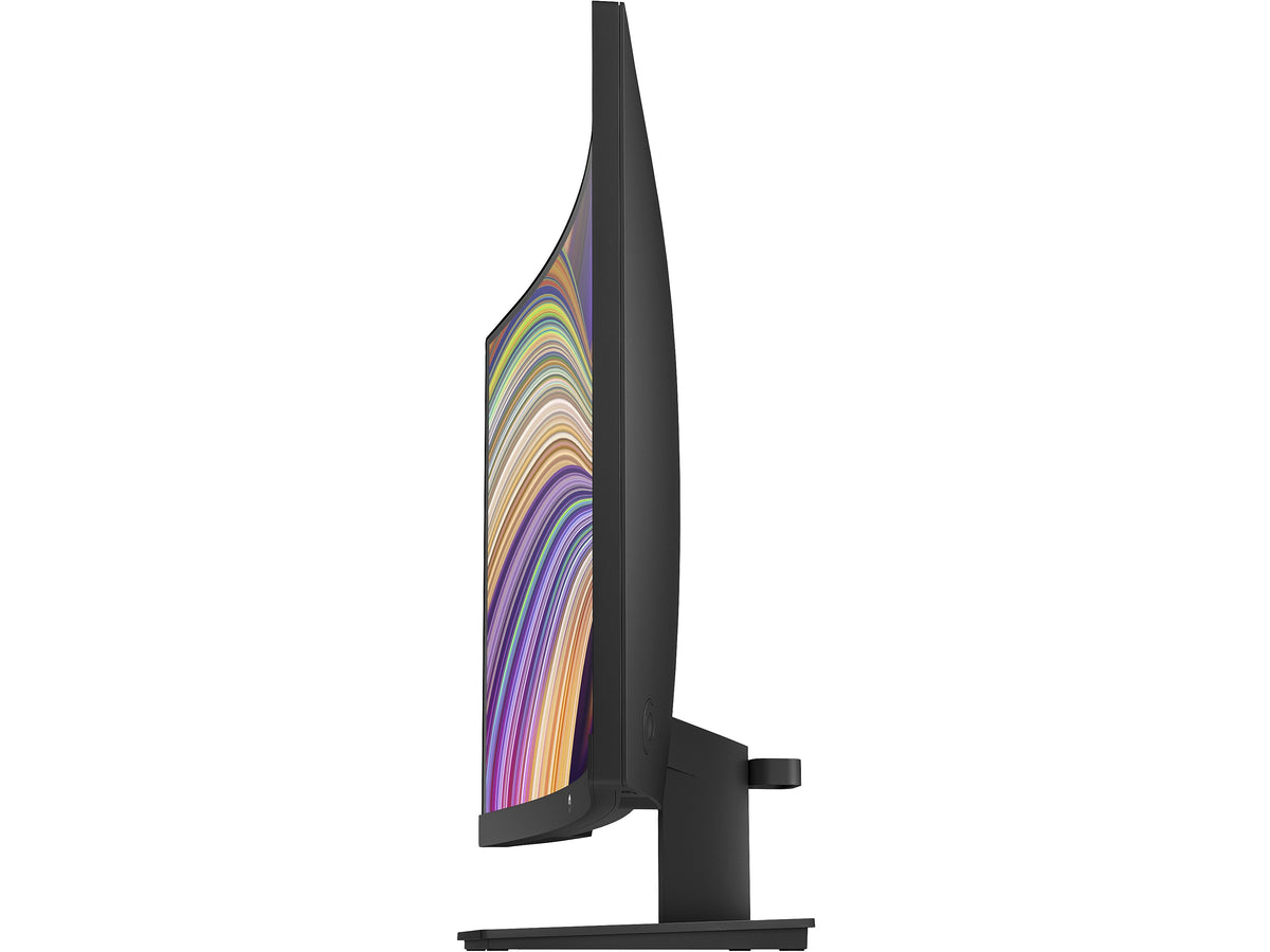 HP V27c G5 27" Curved LCD Monitor, Black