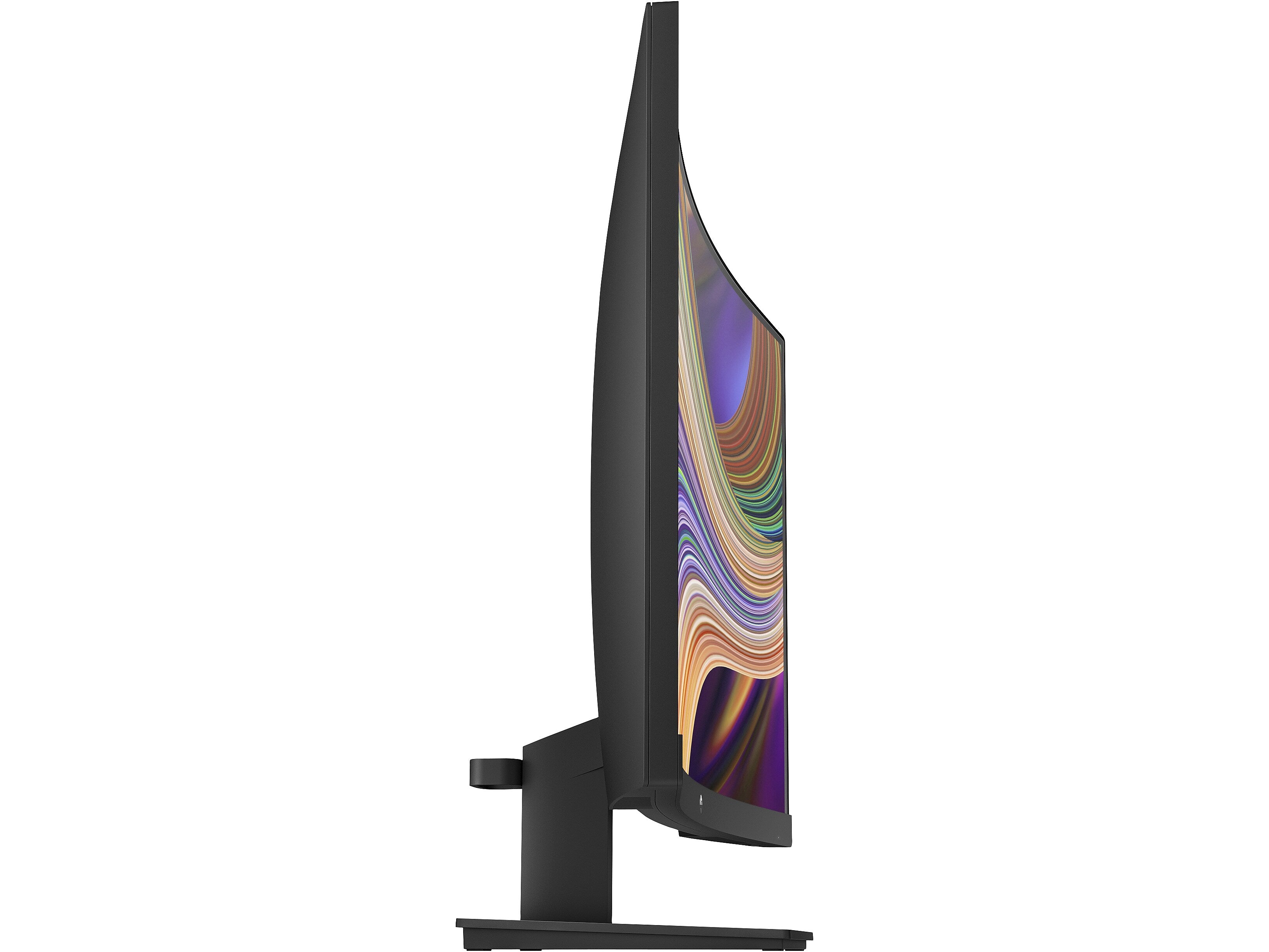 HP V27c G5 27" Curved LCD Monitor, Black